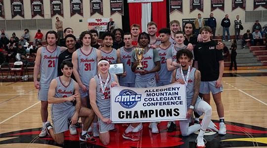 La Roche University AMCC Men's Basketball Champions