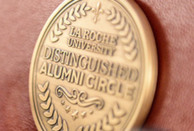 La Roche University Distinguished Alumni Madallion
