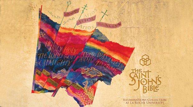 Cover of the Saint John's Bible Illuminations Collection of La Roche University