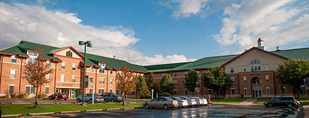 Parking Lot and Bold Hall