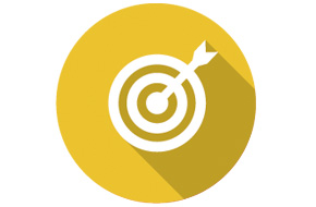 A graphic representing action steps.