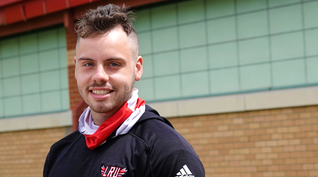 La Roche University student Jared Woods