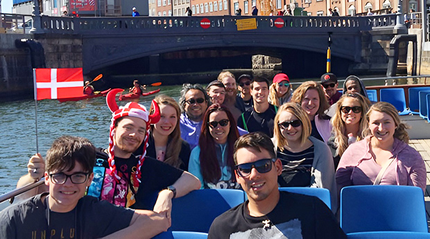 LRU students with Professor Azlan on a Study Abroad+Study USA trip