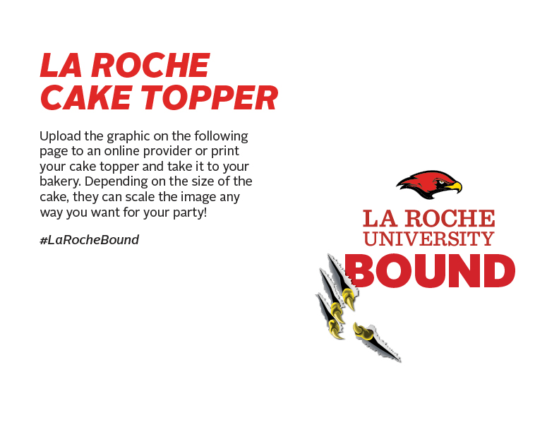 Instructions on using the cake topper graphics.