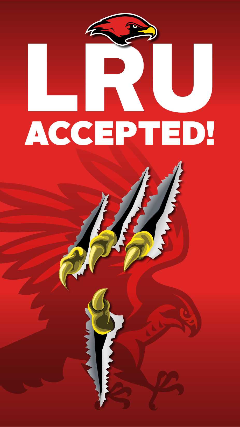 Accepted Mobile Wallpaper reading "LRU Accepted."