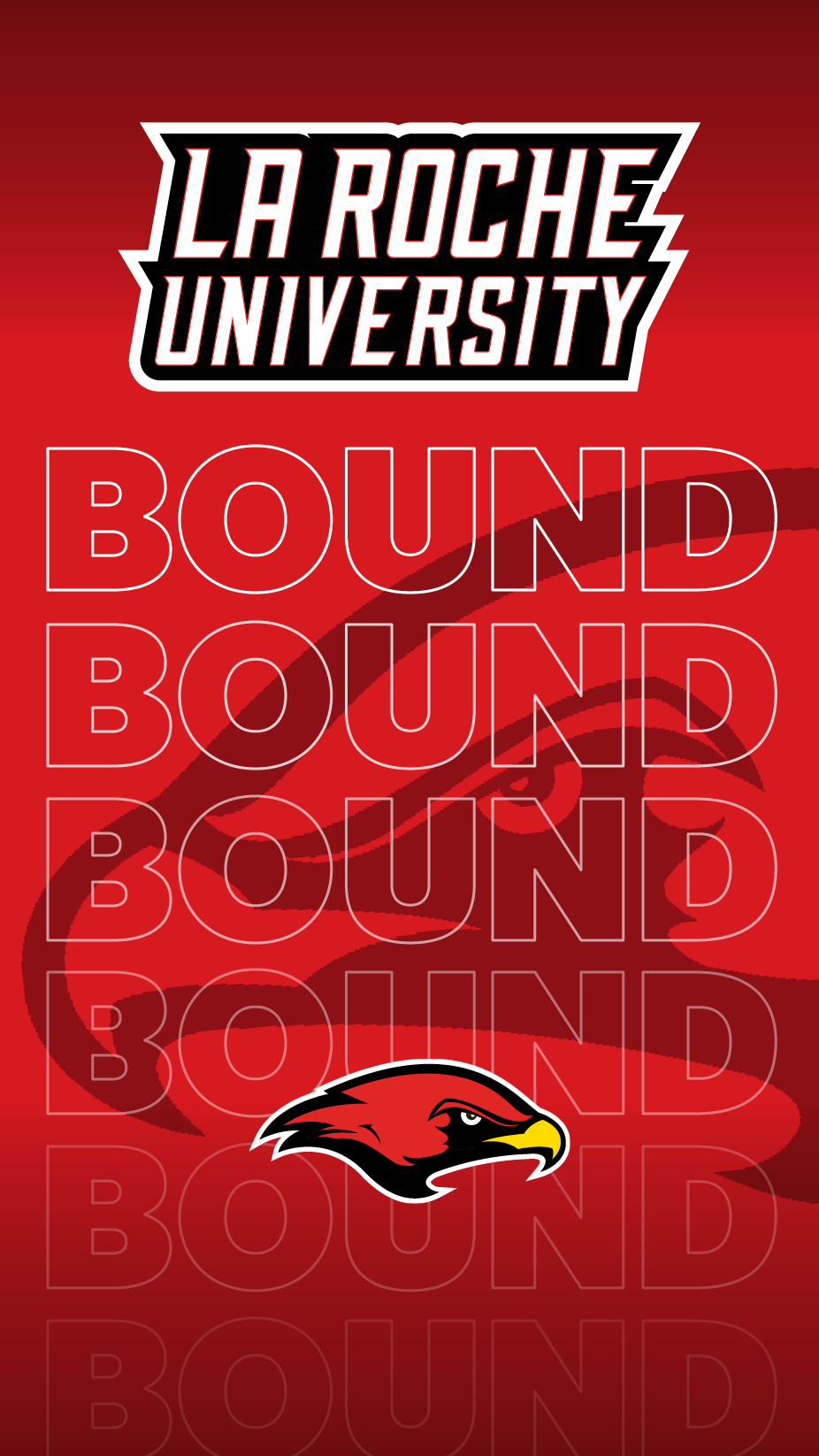 Accepted Mobile Wallpaper reading "La Roche Bound."