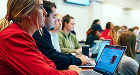 La Roche University students in classroom